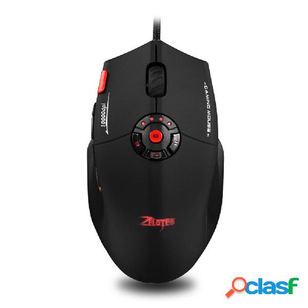 Mouse cablato ZELOTES C-16 1000-10000 DPI 12 Pulsanti