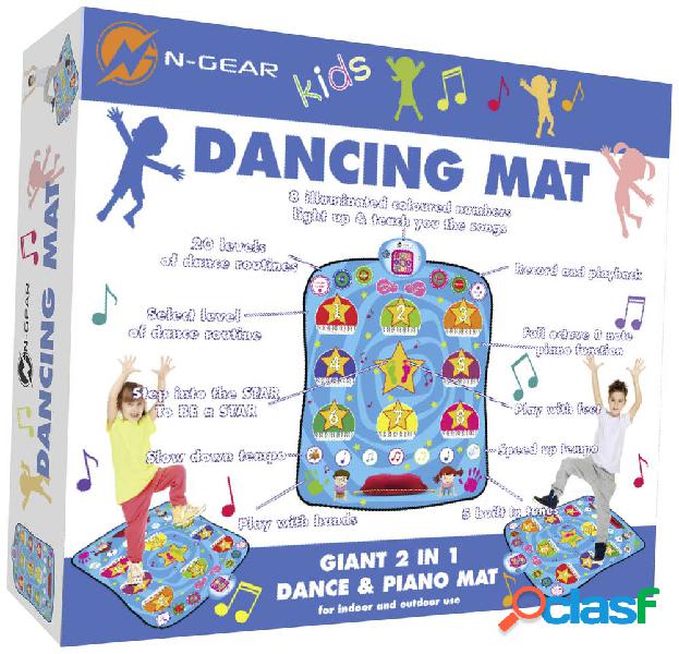 N-Gear Tappetino musicale Dancing Mat 90 x 109 cm