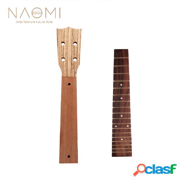 NAOMI 23 Pollici Ukulele Collo + Tastiera Mogano Ukulele