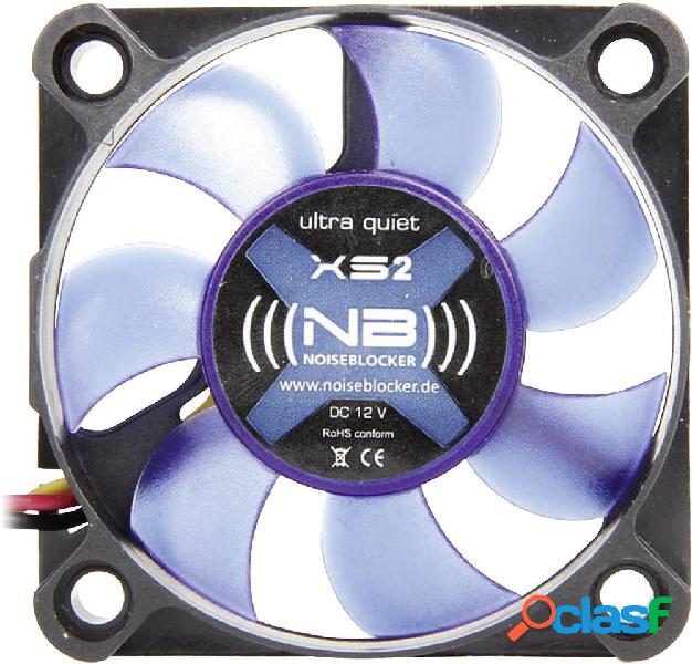 NoiseBlocker BlackSilent XS2 Ventola per PC case Nero, Blu
