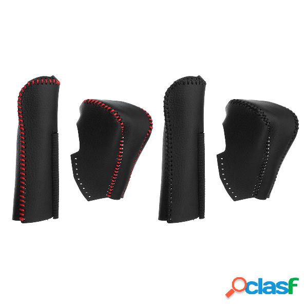 PU Leather Gear Shift Knob Hand Grip Cover per Honda Civic