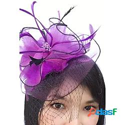 Pelle / A rete fascinators / Copricapo / Veli da gabbia con