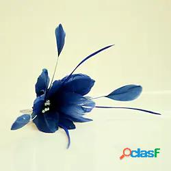 Pelle Pettini per capelli con Con Piume / in pelliccia 1