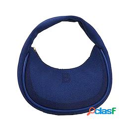 Per donna Borsa Hobo Poliestere Cerniera Tinta unica Per