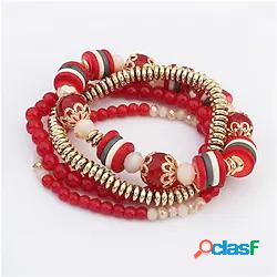 Per donna Bracciali Moderno Strada Color Block Bracciale