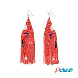 Per donna Orecchini Moderno Strada Color Block Orecchino
