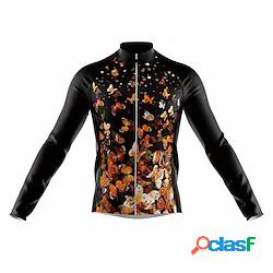 Per uomo Maglia da ciclismo Manica lunga Bicicletta