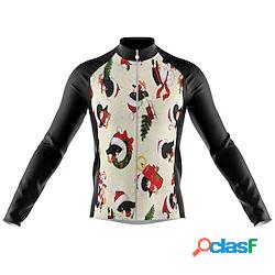 Per uomo Maglia da ciclismo Manica lunga Bicicletta