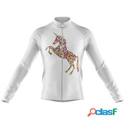 Per uomo Maglia da ciclismo Manica lunga Bicicletta