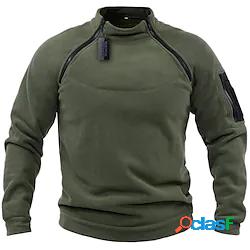 Per uomo Maglione Felpa con cappuccio a zip intera Pop art