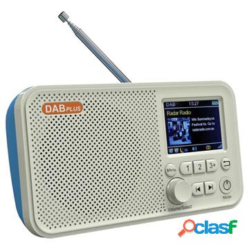 Radio DAB portatile e altoparlante Bluetooth C10 - bianco /
