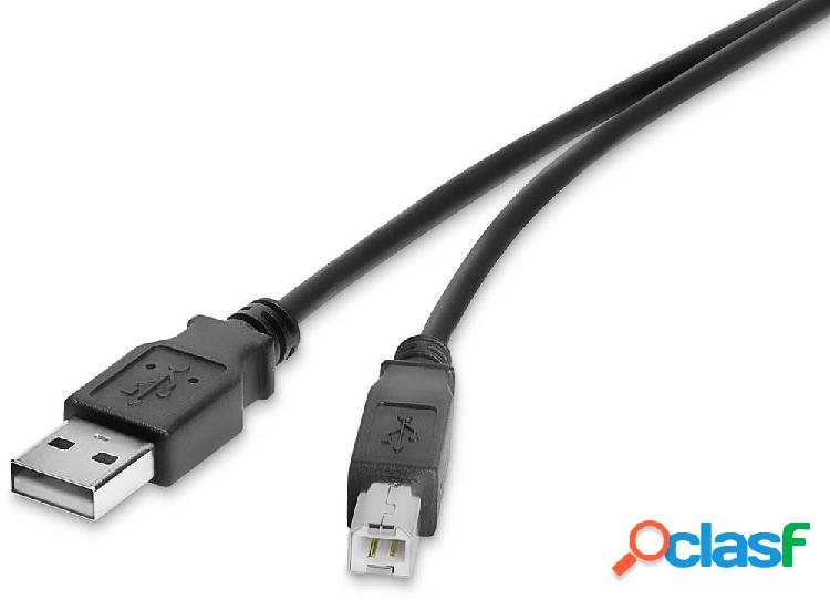 Renkforce Cavo USB USB 2.0 Spina USB-A, Spina USB-B 30.00 cm