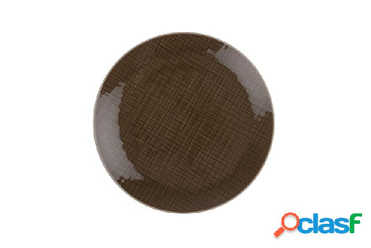Rosenthal Piatto piano dessert Mesh porcellana noce marrone