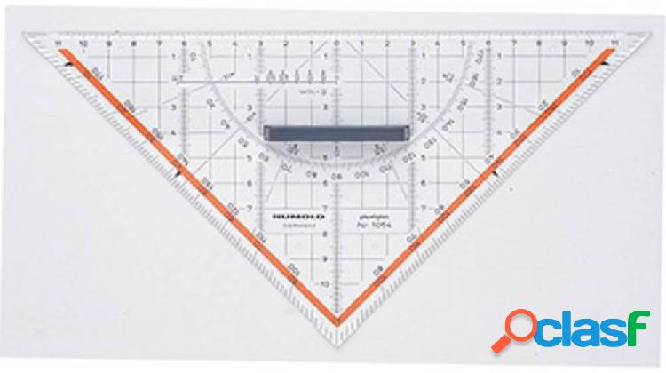 Rumold Squadra da disegno tecnico 1054 Trasparente Lunghezza