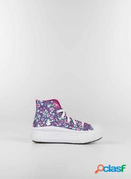 SCARPA CHUCK TAYLOR ALL STAR MOVE PLATFORM PAPER FLORAL