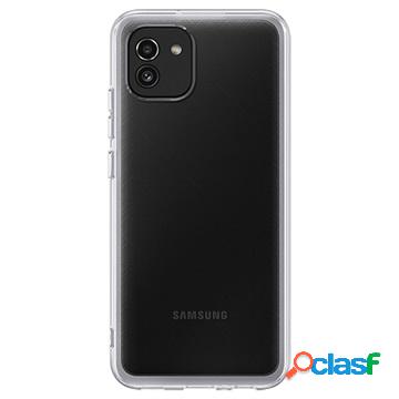 Samsung Galaxy A03 Cover morbida trasparente EF-QA036TTEGEU