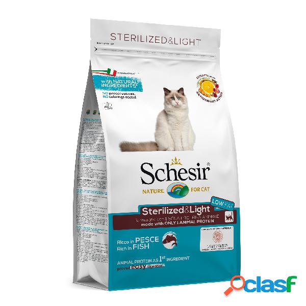 Schesir Cat Sterilized & light ricco in pesce 1500 gr