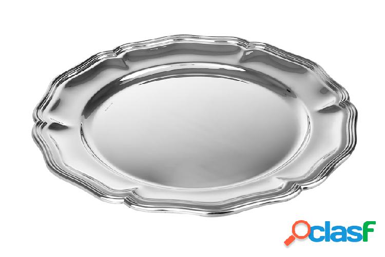 Selezione Zanolli Sottopiatto argento con falda in stile