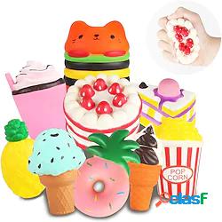 Set di squishies jumbo a lenta crescita - Confezione da 7