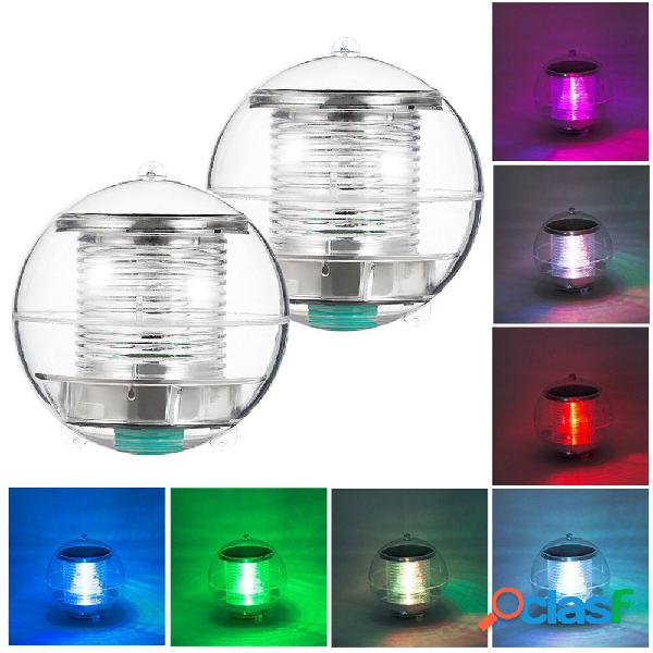 Solar Powered Colorful Sfera galleggiante per acqua lampada