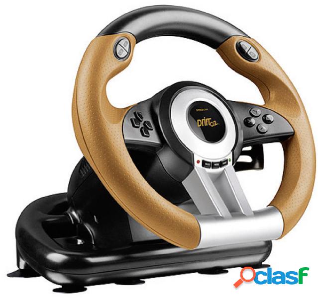 SpeedLink DRIFT O.Z. Racing Wheel Volante USB PC Nero,