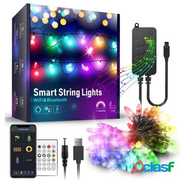 Stringa di luci Bluetooth Smart YJSL-O - 5 m - Colorate
