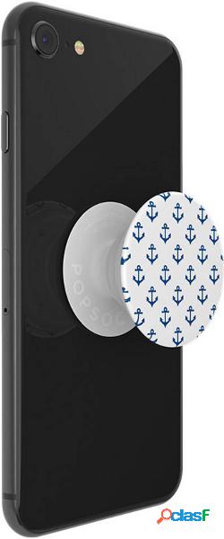 Supporto smartphone POPSOCKETS Anchors Away White Nero,