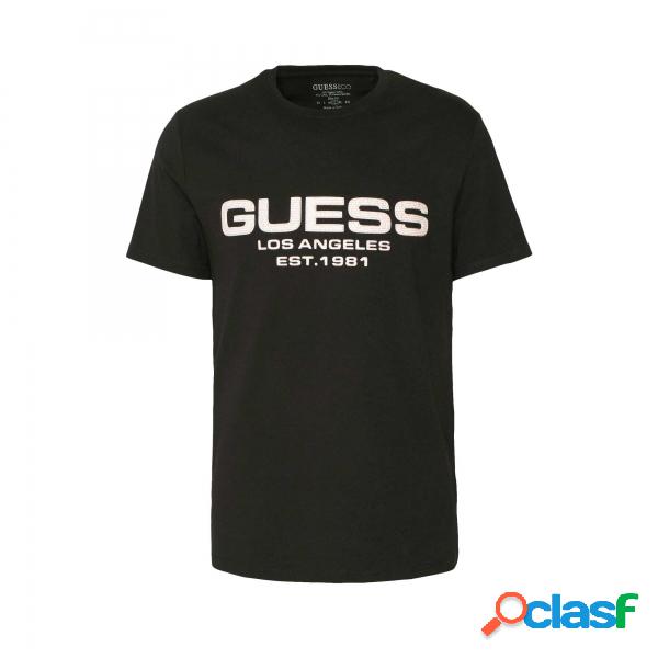 T-shirt Guess Bertil Jet Black Guess - Magliette basic -