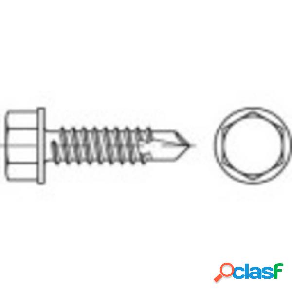 TOOLCRAFT 141346 Viti autoforanti 4.2 mm 25 mm Esagonale DIN