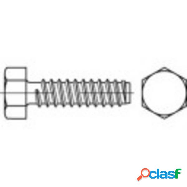 TOOLCRAFT 144616 Viti esagonali per metallo 4.2 mm 25 mm