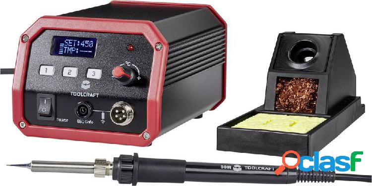 TOOLCRAFT ST-50D Stazione di saldatura digitale 50 W 150 -