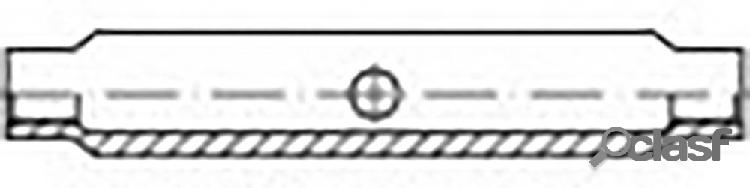 TOOLCRAFT TO-6865962 Corpo tenditore M12 Acciaio zincato DIN