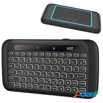 Tastiera e touchpad Mini Combo Wireless H20 - Nero