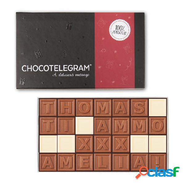 Telegramma di cioccolato personalizzato - 28 caratteri
