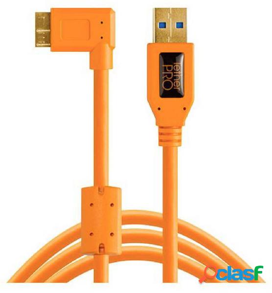 Tether Tools Cavo USB Spina USB-Micro-B 3.0, Presa USB-B