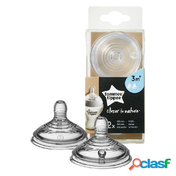 Tettarella Closer To Nature 3m+ Flusso Medio Tommee Tippee