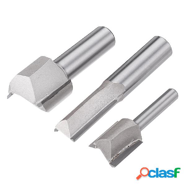 Tideway 1/4 1/2 Pollici Stelo fresato a doppio tagliente per