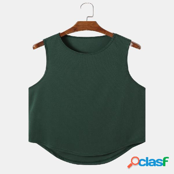 Top da uomo Asciugatura veloce Hit Trim Round Collo