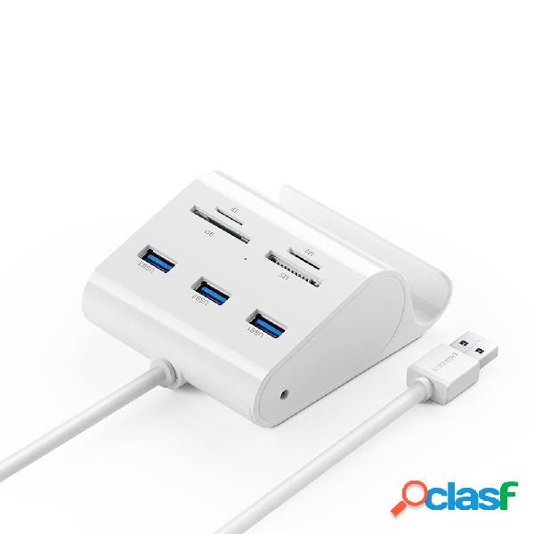 UGREEN US156 Hub USB 7-in-1 Multifunzionale USB3.0