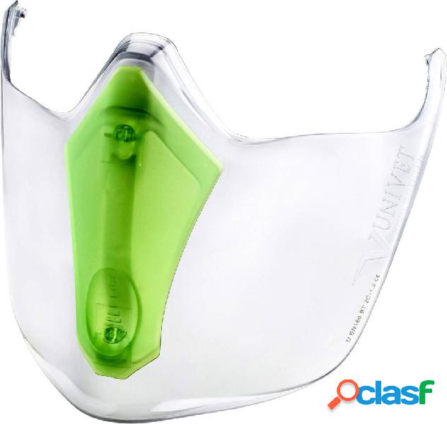 Univet 6X3 6X3-F01 Visiera di protezione Verde, Trasparente