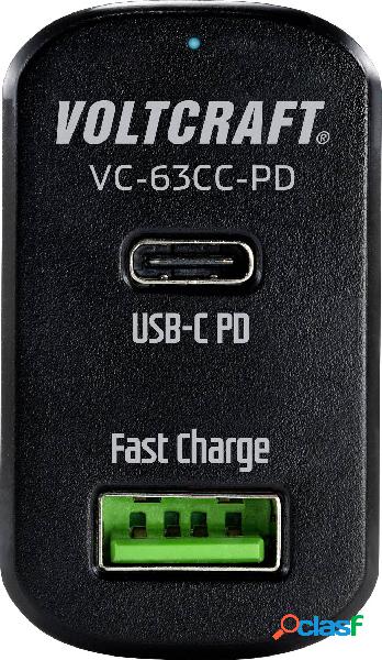 VOLTCRAFT VC-63CC-PD Automobile Caricatore USB Corrente di