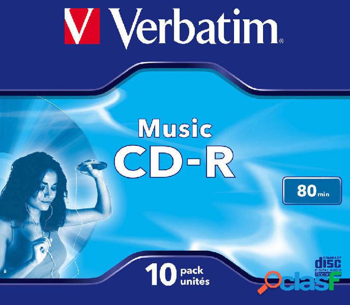 Verbatim 43365 CD-R vergine 10 pz. Jewel case