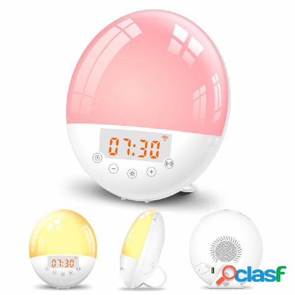 WIFI Sunrise Sveglia FM Radio Smart Wake Up LED Sunrise