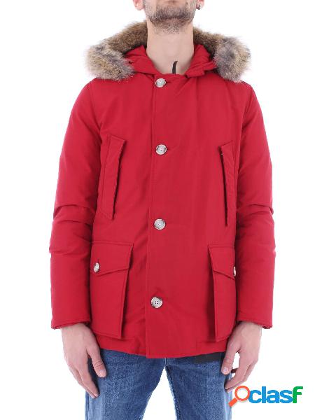 WOOLRICH GIACCA OUTERWEAR UOMO WOCPS2739CN03RED COTONE ROSSO