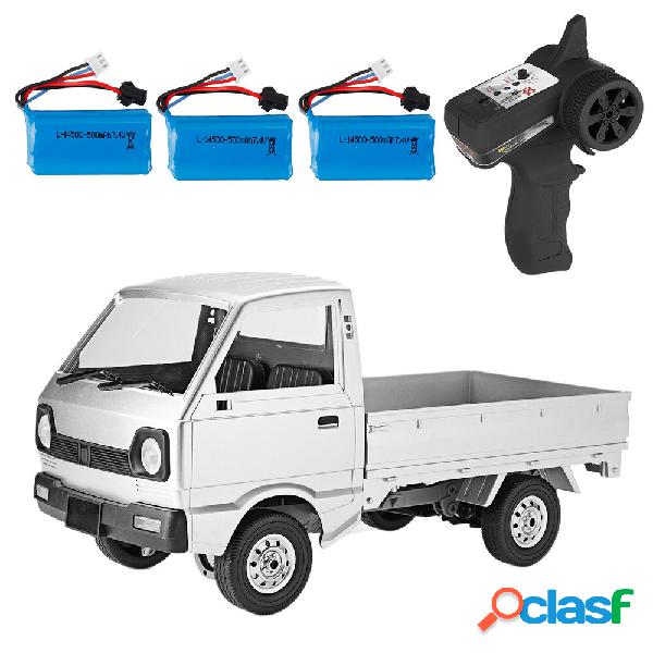 WPL D12 1/10 2.4G 2WD Camion militare cingolato fuoristrada