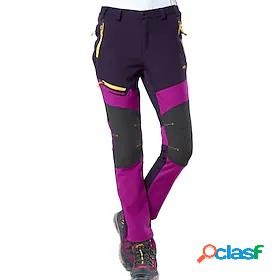 Womens Fleece Lined Pants Hiking Pants Trousers Softshell