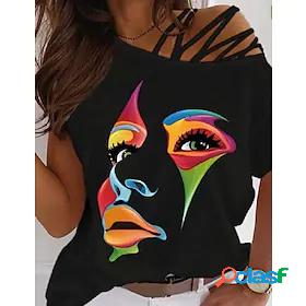 Women's T shirt Tee Daily Holiday Going out Half Sleeve T