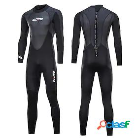 ZCCO Mens 3mm Full Wetsuit Diving Suit SCR Neoprene High