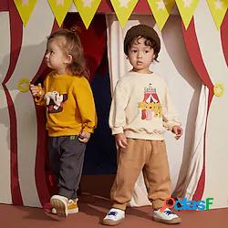 bambini unisex felpa manica lunga cartone animato animale