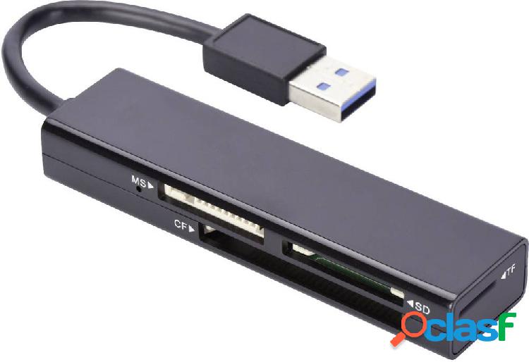 ednet Lettore schede di memoria esterno USB 3.2 Gen 1 (USB